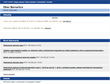 Tablet Screenshot of obecbernartice.cz
